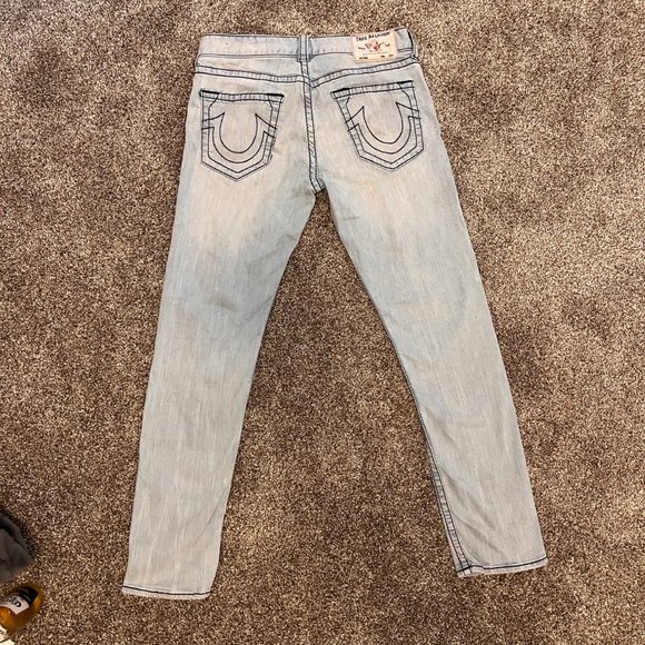 Men's True Religion Geno No Flap Big T Jeans SZ 33 - Picture 4 of 7